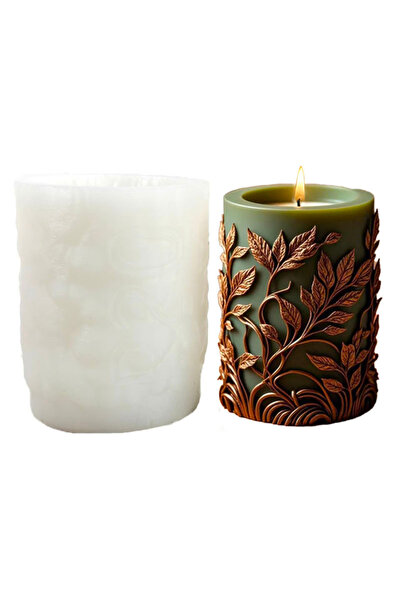 Choice قالب سيليكون واحد للشموع من سلسلة الطبيعة، مناسب للأعمال الفنية اليدوي...