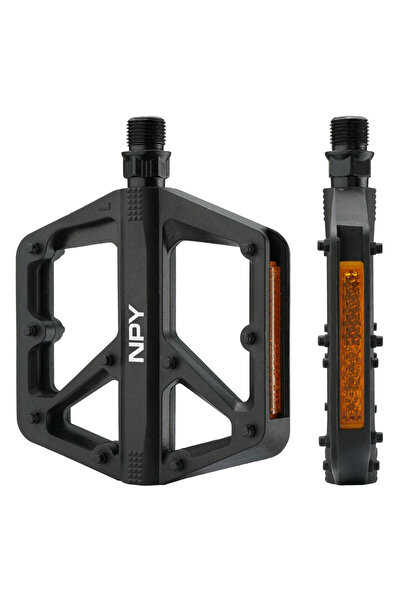 Choice NPYJT-black NPY NEW Double DU Bearing Bike Pedals with Reflector for M...