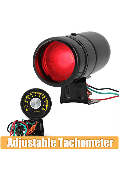 Choice Red Led Adjustable Tachometer Rpm RPM Tacho Gauge Pro Shift Light 1000...