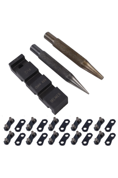 Choice 1SET 1SET Pocket Chainsaw Breaker Tool Set with 10 Sets 0.325'' Joiner...