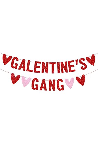 Choice Style A Galentines Gang Banner with Love Hearts,Happy Galentine’s Day ...