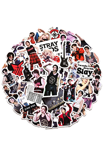 Choice مجموعة ملصقات تمارين رياضية مستوحاة من فرقة ستراي كيدز (60 قطعة) - ملص...