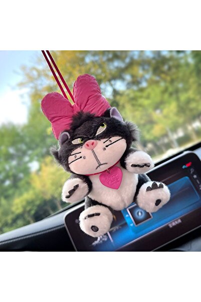 Choice Car Pendant Car Pendant Cute Anime Lucy Cat Swing Auto Rear view Mirro...
