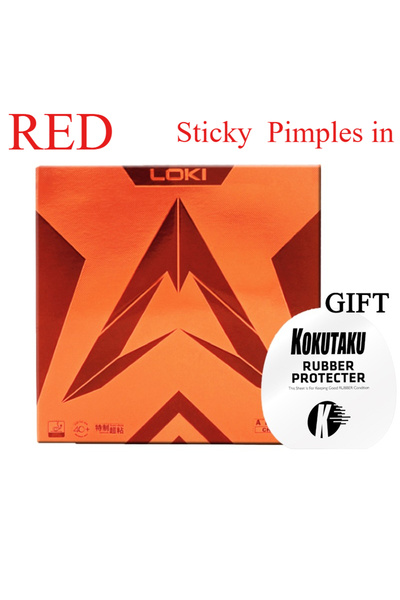 Choice 1pcs red LOKI ARTHUR CHINA Table Tennis Sticky Pimple-in Professional ...