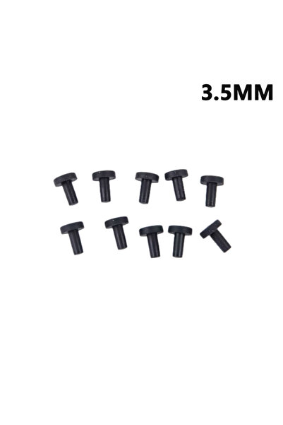 Choice 10 قطع من أغطية الثقوب الصلبة بقطر 3.5 مم، مقاومة لدرجات الحرارة العال...