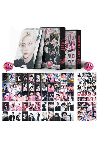 Choice 95 قطعة - 1 ألبوم ستراي كيدز المصغر SKZOO95، بطاقات صغيرة لنجوم الكيبو...