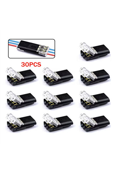 Choice 30 PCS 10/30/50pcs wire connect terminal connector, 3-pin Bidirectiona...