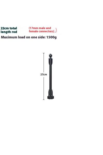 Choice محول مرن بذراع دوار 360 درجة، طوله 22 سم، قطعة واحدة، لحامل الهاتف في ...