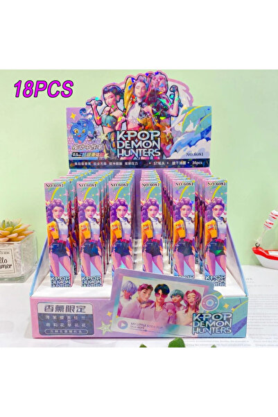 Choice 18 قطعة بدون علبة 2025-6/12/18 قطعة قلم حبر أسود من مجموعة K-pop Demon...