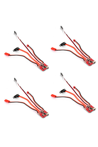 Choice 4 قطع من وحدات التحكم الإلكترونية الصغيرة RC 30A ذات الفرشاة، وحدة تحك...