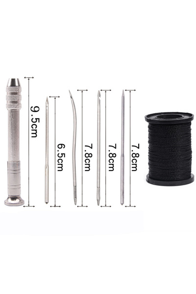 Choice4 طقم واحد من مخارز خياطة الجلد، طقم أدوات إصلاح أحذية متعدد الوظائف قا...