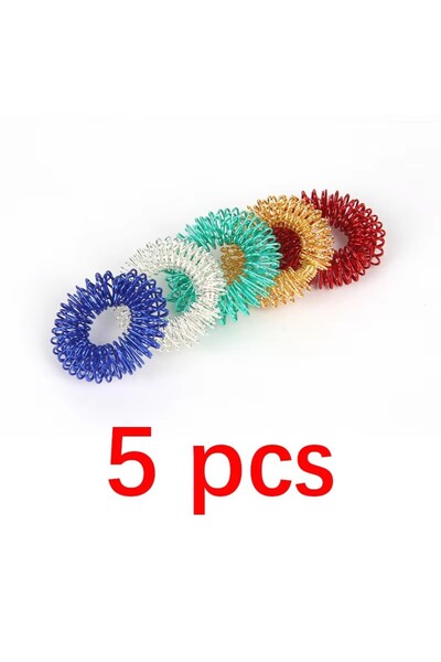 Choice مجموعة حلقات تدليك الإبر (5 قطع عشوائية، 5-20 قطعة) - لعبة تدليك حسية ...