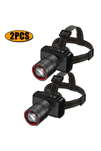 Choice4 مصباحان أماميان LED قويان بمستشعر من XIWANGFIRE، أسود اللون، قابلان ل...