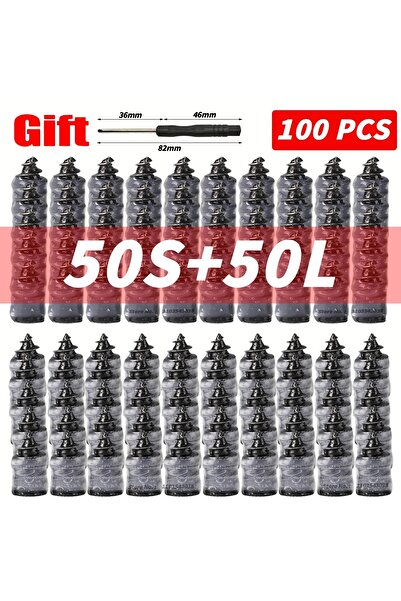 Choice 50S50L مسمار إصلاح إطارات السيارات العالمي بالشفط، طقم إصلاح إطارات ال...