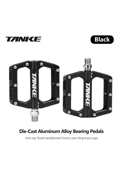 Choice Black TANKE bicycle pedals ultralight aluminum alloy colorful anti-ski...