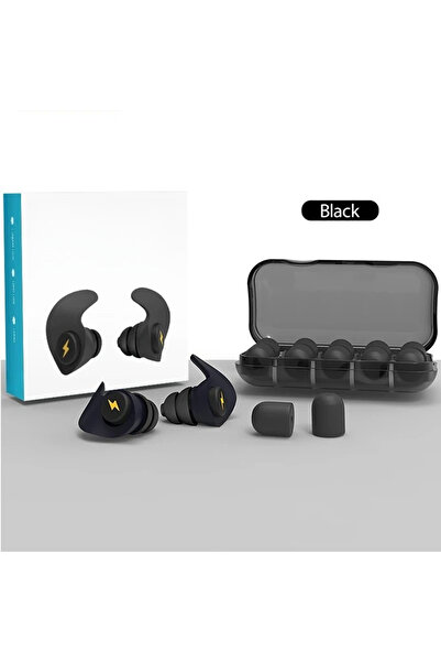Choice black MAMIJOY ZK40 6Pcs 3 Layer Soft Silicone Ear Plugs Sleep Noise Re...