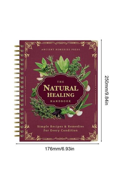 Choice Red Human Health Guide Book Plant Theme Eating Recipe Spiral Binding N...