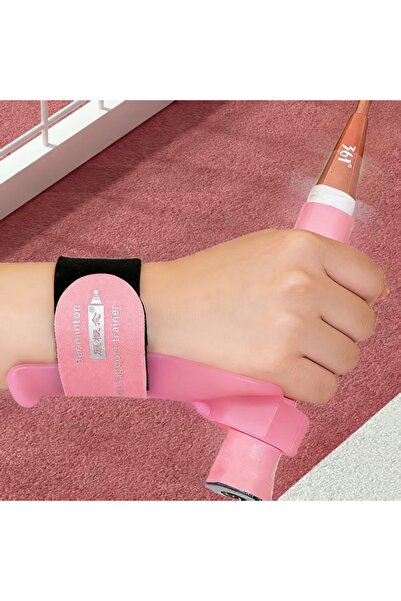 Choice Pink Adjustbale Badminton Wrist Support Trainer For Various Hand Size ...