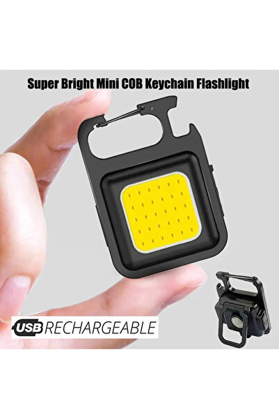 Choice مصباح يدوي صغير فائق السطوع J031 (500 مللي أمبير) مع سلسلة مفاتيح، مزو...