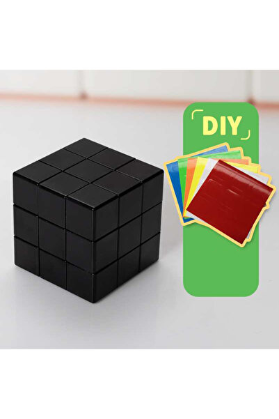 Choice مكعب سرعة أسود فارغ 3x3، ملصقات يمكنك تركيبها بنفسك، ألغاز لتنمية الذك...