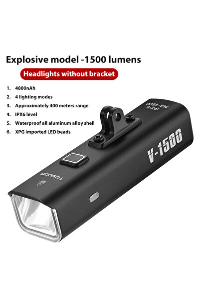 Choice hoisting-1500 TOSUOD Bicycle Light 1000/1200/1500 Lumen Bike Headlight...