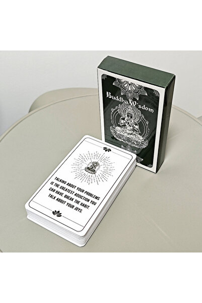 Choice 54 Pcs Spiritual Cards Buddha Wisdom Oracle Deck 10.3*6cm for General ...