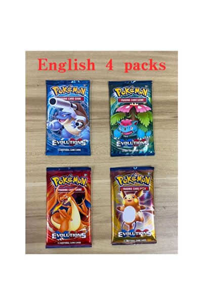 Choice12 لعبة بطاقات بوكيمون الإنجليزية، 4 أكياس، 10/40 بطاقة، نمط Shining Fa...