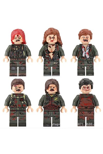 Choice 6 Military new zombie legion halloween biohazard boy building blk toy