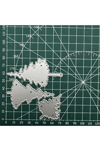 Choice مجموعة قوالب تقطيع معدنية جديدة من الصنوبر (HL0050) لأعمال السكرابوكين...