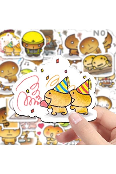 Choice 6X5.2X0.5CM DJ-43 40 Pcs Kogepan Cartoon Stickers Aesthetics Sticker M...