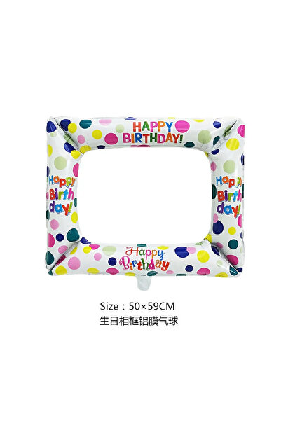 Choice إطار صور بنقاط 50×59 سم، بالونات، ديكور حفلات أعياد ميلاد الأطفال، منا...