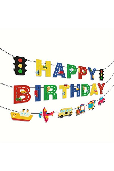 Choice لافتة عيد ميلاد سعيد متعددة وسائل النقل، زينة حفلات أعياد الميلاد، سيا...