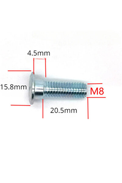 Choice 10 قطع براغي/مسامير قرص فرامل دراجة نارية M8x25، مصنوعة من الفولاذ الك...