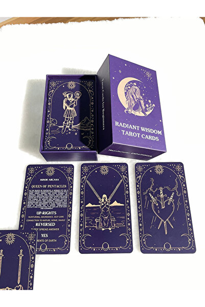 Choice مجموعة بطاقات التارو D597 للمبتدئين، مجموعة بطاقات التارو "الحكمة المش...