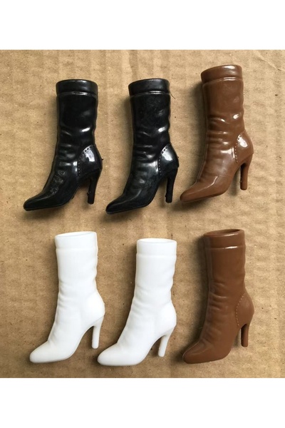 Choice مقاس واحد رقم ٢، ٣ أزواج/مجموعة، أحذية دمى نسائية ١/٦، قطع غيار أحذية ...