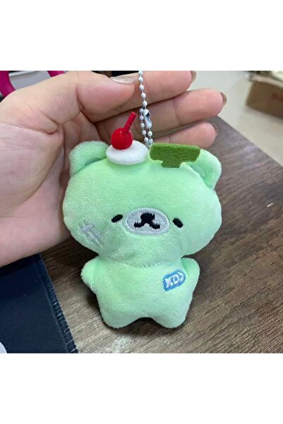 Choice قلادة دب لطيفة جديدة بلون أحمر فاتح على شكل موز وبطيخ، مصنوعة من القطي...