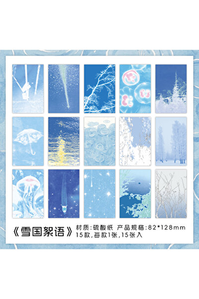 Choice C 15sheets Recalling Moments Series Ins Landscape Material Paper Art H...