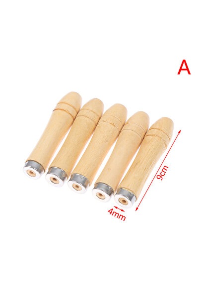 Choice مجموعة من 5 قطع من مبارد خشبية بمقابض 9 سم/11 سم، مقاومة للصدأ، مناسبة...