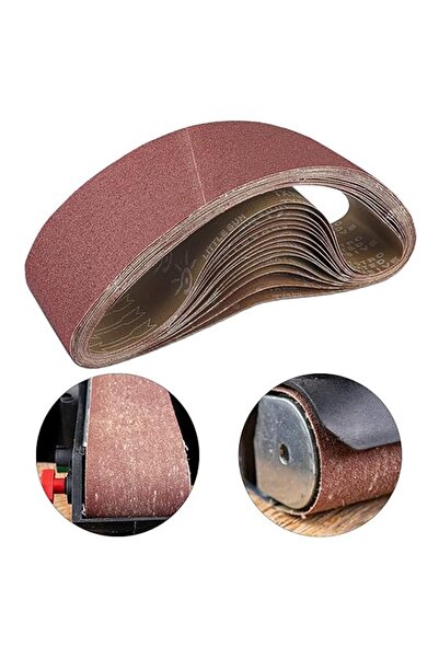 Choice6 مجموعة من 3 أحزمة صنفرة 320 حبيبة، مقاس 4 × 36 بوصة، ورق صنفرة أكسيد ...