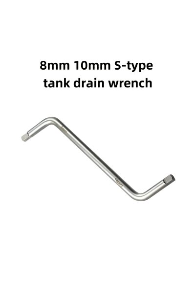 Choice 8mm and 10mm oil sump nut key, square drive wrench, car and gearbox dr...