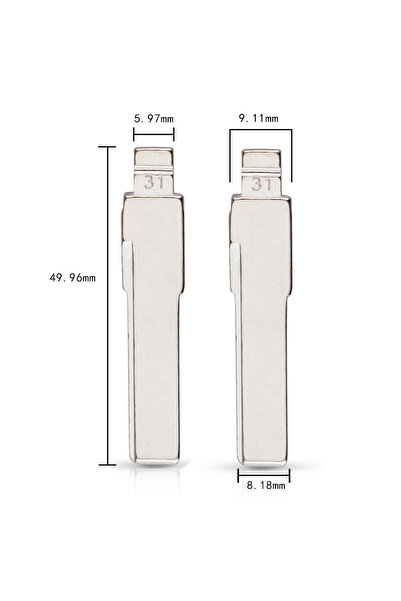 Choice1 مفتاح سيارة قابل للطي HU66 31 10 قطع 31# 86# HU66 KD شفرة مفتاح سيارة...