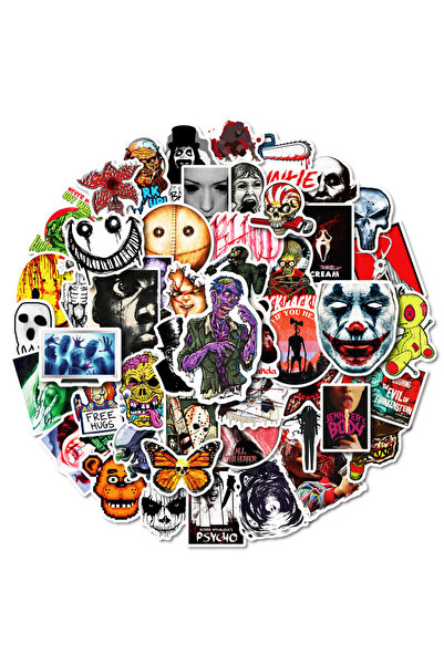 Choice 50PCS 50PCS Classic Horror Movies Graffiti Stickers for Bicycle Hand A...