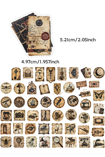 Choice 50 قطعة من ملصقات جرافيتي عتيقة الطراز، تُضفي لمسة عصرية وشخصية مميزة،...