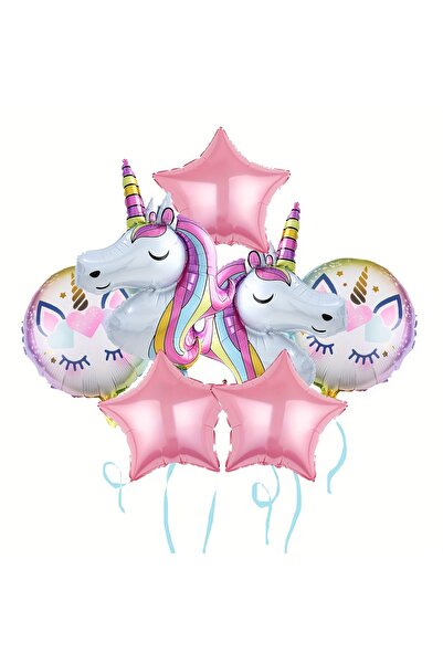 Choice Other Set-3 1Set Rainbow Unicorn Theme Foil Balloons Birthday Party De...
