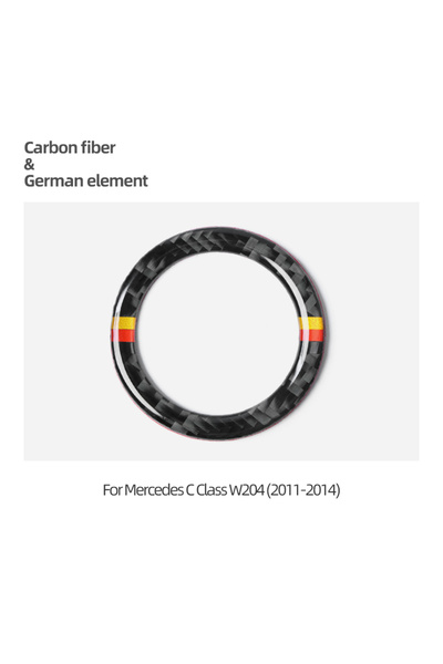 Choice Carbon Fiber German For Mercedes Benz W204 W205 A C Class GLA CLA GLC ...