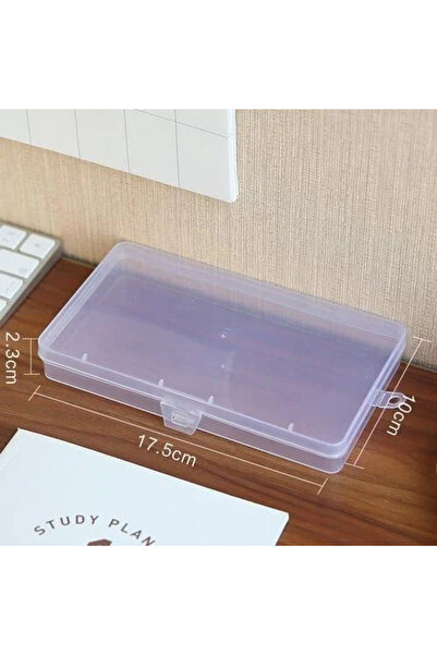 Choice صندوق تخزين بلاستيكي صغير الحجم (قطعة واحدة) يحتوي على ملصقات حامل أدو...