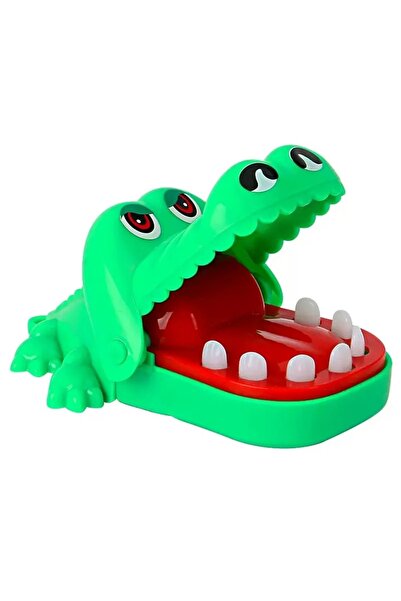 Choice1 لعبة ألغاز تفاعلية مضحكة على شكل تمساح رمادي فاتح - لعبة لتخفيف التوت...