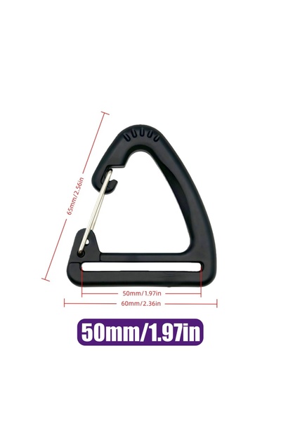 Choice 20pcs 50mm 5-20Pcs Plastic Spring Quickdraws Clip Hooks Keychain Belt ...