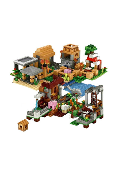 Choice مجموعة مكعبات بناء إبداعية ملونة متعددة المشاهد لقرية ومزرعة وحصان حرب...