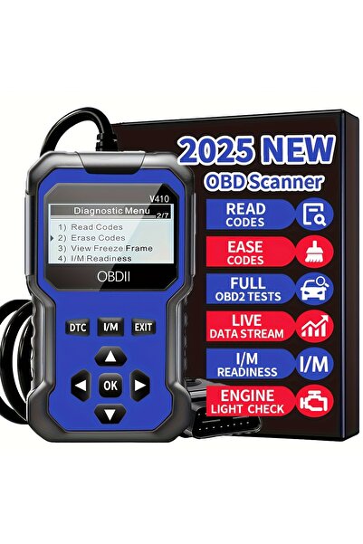 Choice جهاز فحص أعطال السيارات المتطور OBD II من بلو، قارئ رموز أعطال محرك ال...